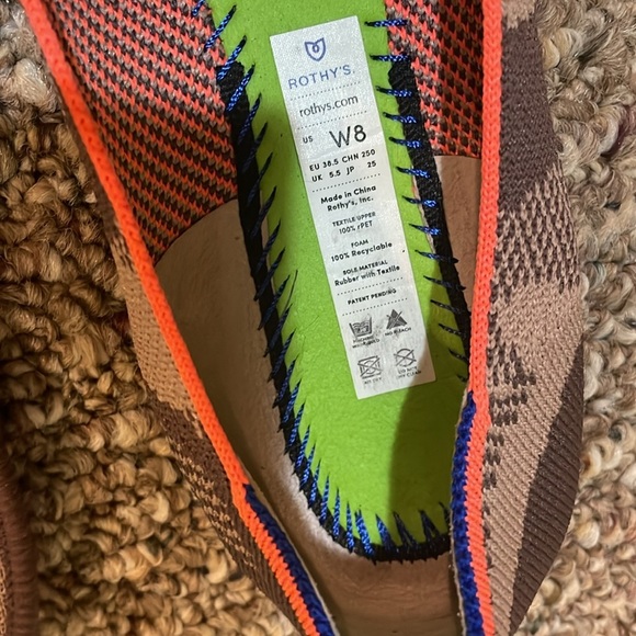 Womens ROTHY’S Camo Print Loafers, EUC Limited Edition Style/Color - Picture 10 of 10